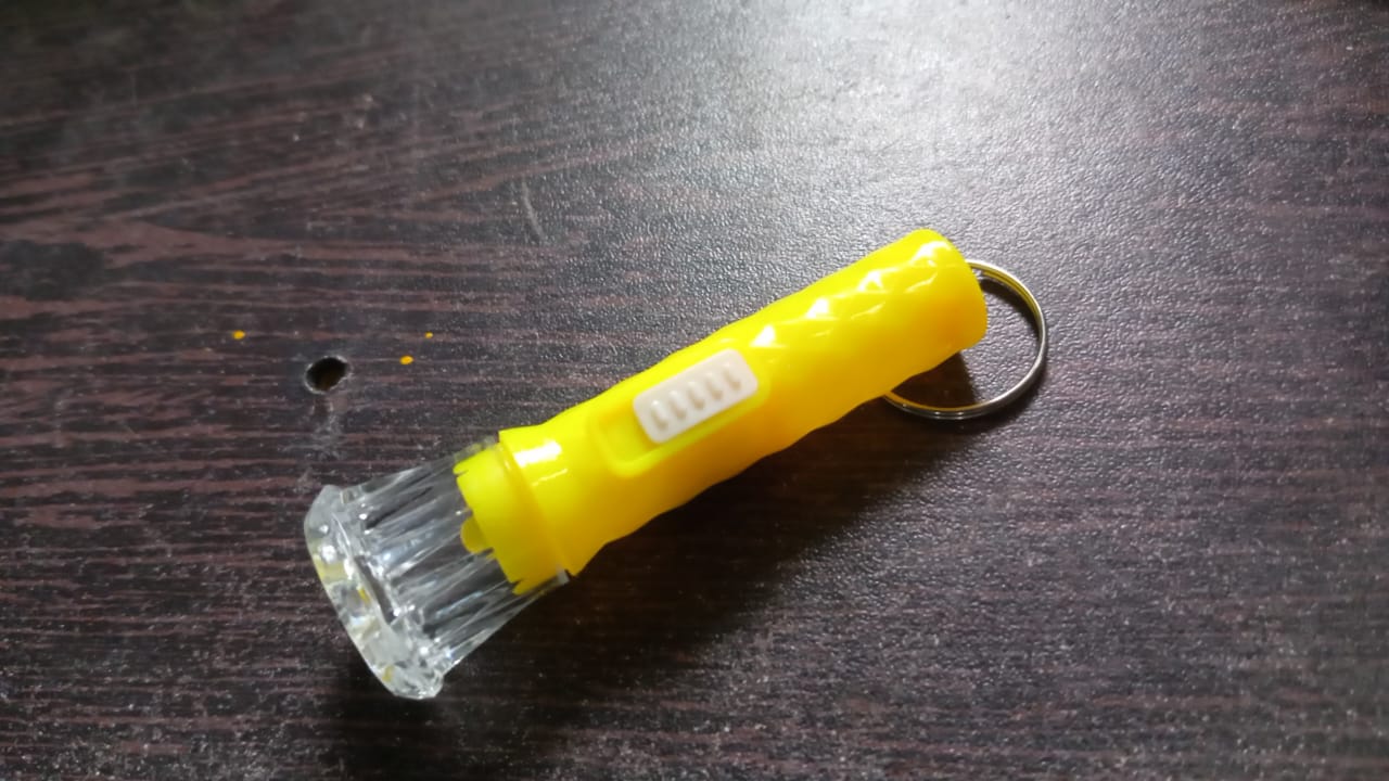 Small Plastic Torch for Kids, Plastic LED Flashlight Torch, Beautiful Attractive Good Gift Item, Pocket Torch for Kids (1 Pc) - mihikart.com