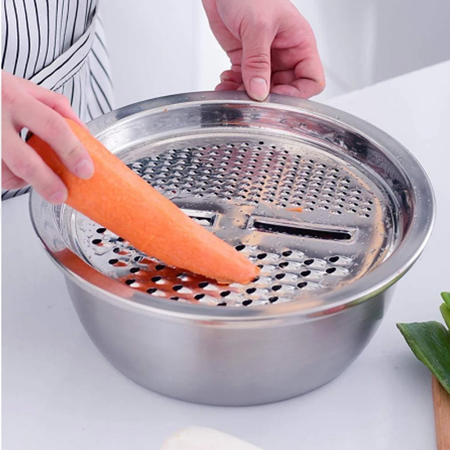 3 in 1 Kitchen Multipurpose Julienne Grater Salad Maker - mihikart.com Home & Kitchen