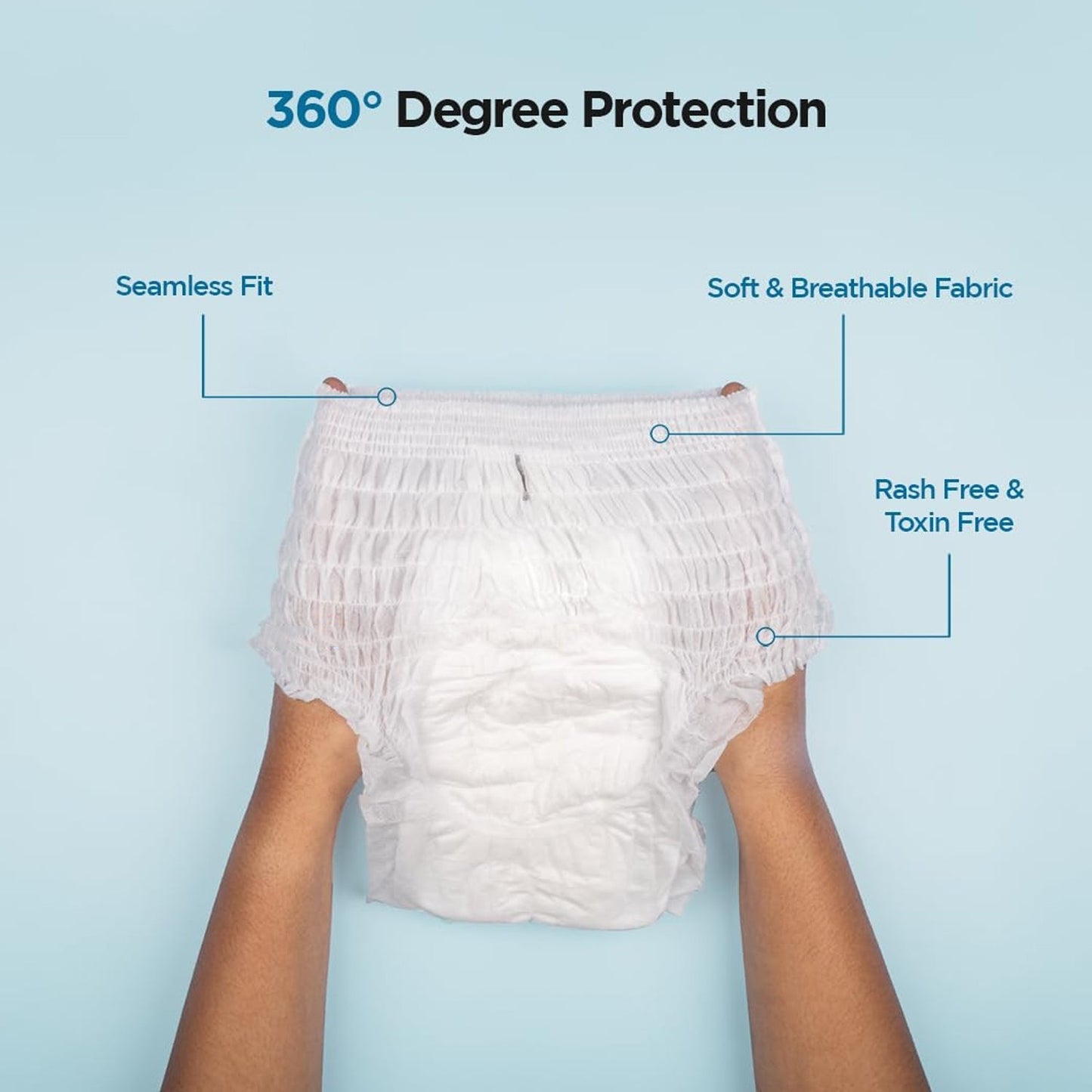 Women's Emergency Kit, Travel Kit- Includes Seamless Underwear, Pantyliner, Feminine Hygiene Sachet First Period Kit (10 Pcs) Mihikart
