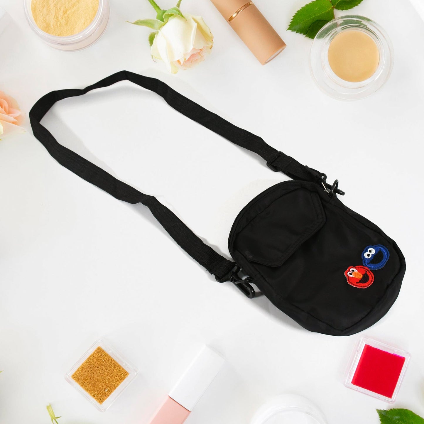 Women Nylon Joker Cute Messenger Bag Shoulder Bag Small Square Bag Mihikart