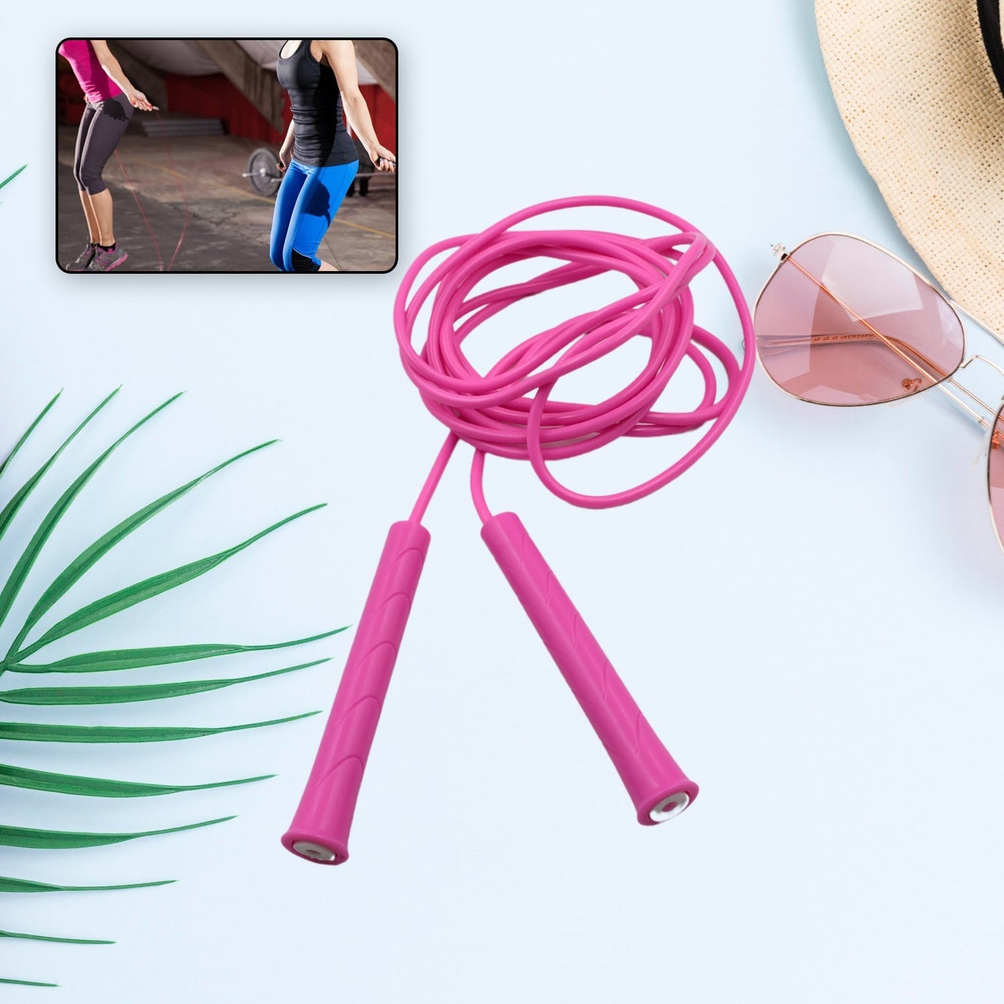 3m Plastic Adjustable Jump Rope: High-Speed Skipping, Crossfit, Fitness Mihikart