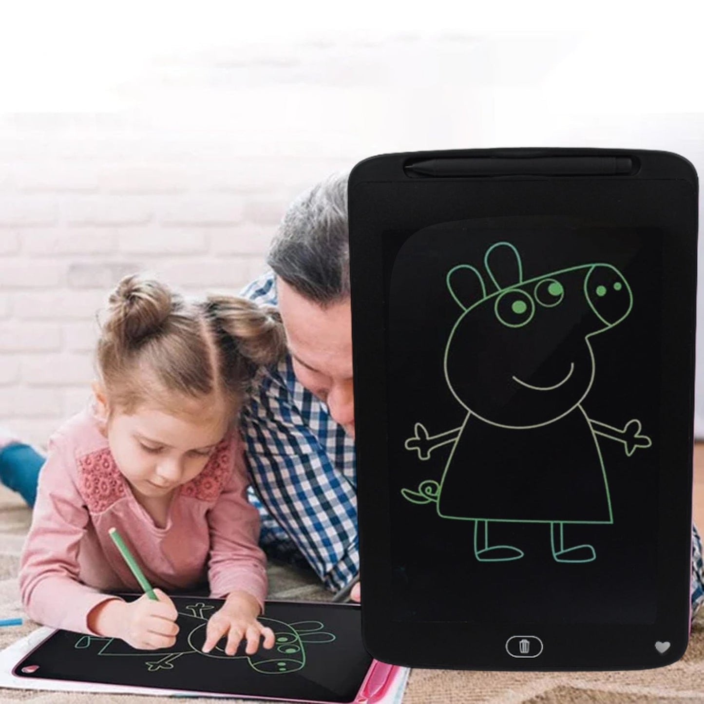 Portable LCD Writing Board Slate Drawing Record Notes Digital Notepad with Pen Handwriting Pad Paperless Graphic Tablet for Kids 12 inch Mihikart