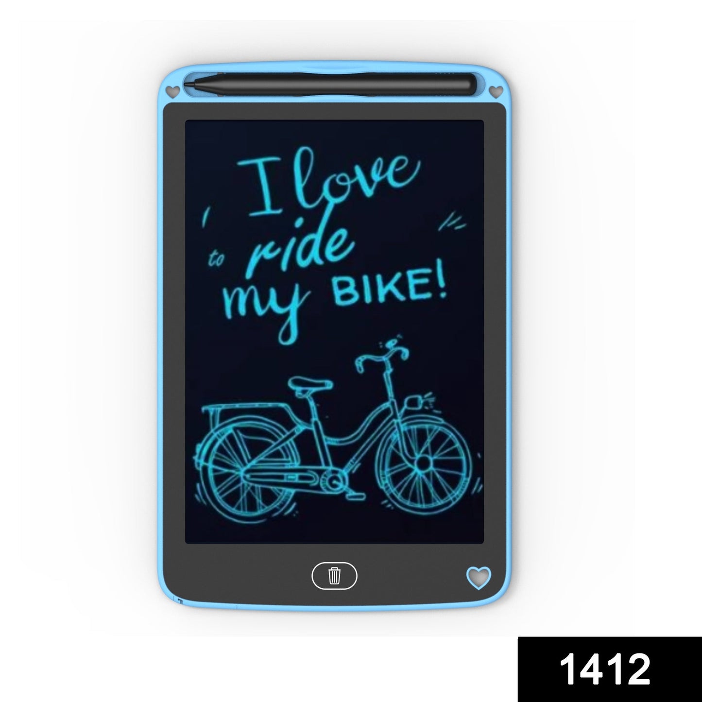 Portable LCD Writing Board Slate Drawing Record Notes Digital Notepad with Pen Handwriting Pad Paperless Graphic Tablet for Kids 12 inch Mihikart