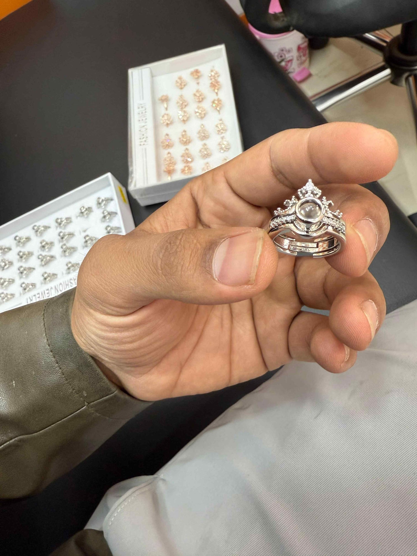 I Love You In 100 Languages Adjustable Ring (Assorted Color) Mihikart-01