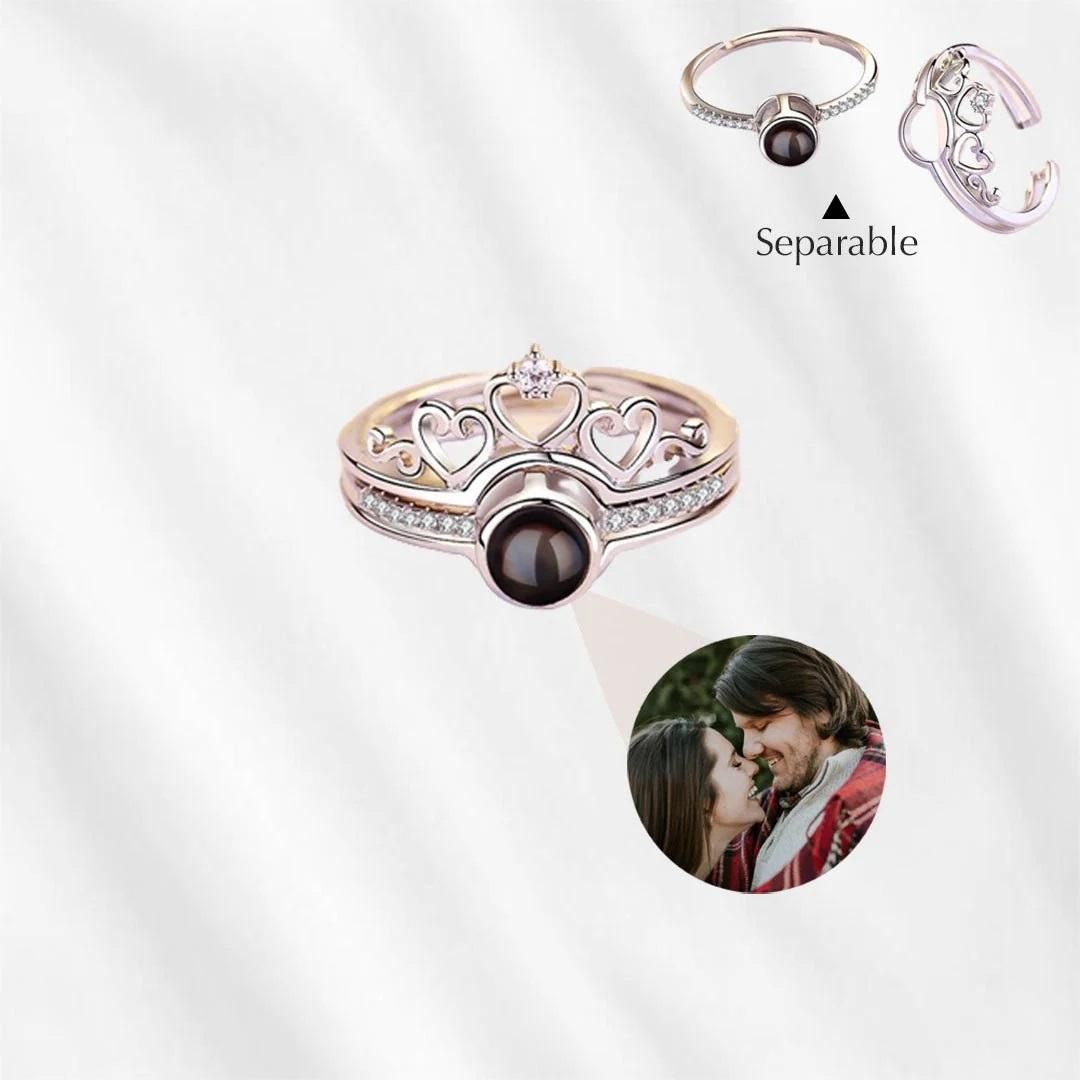 I Love You In 100 Languages Adjustable Ring (Assorted Color) Mihikart-01