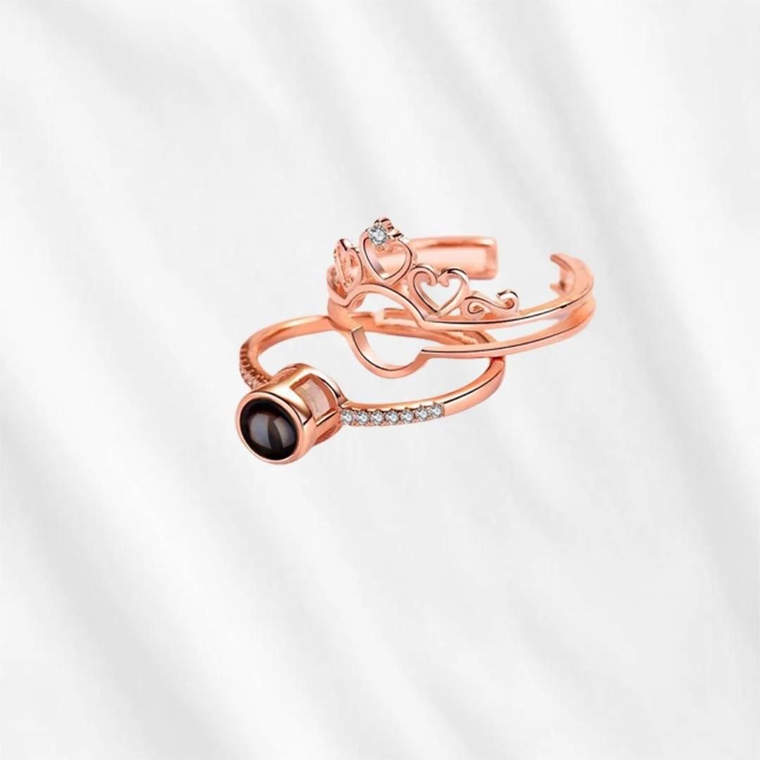 I Love You In 100 Languages Adjustable Ring (Assorted Color) Mihikart-01
