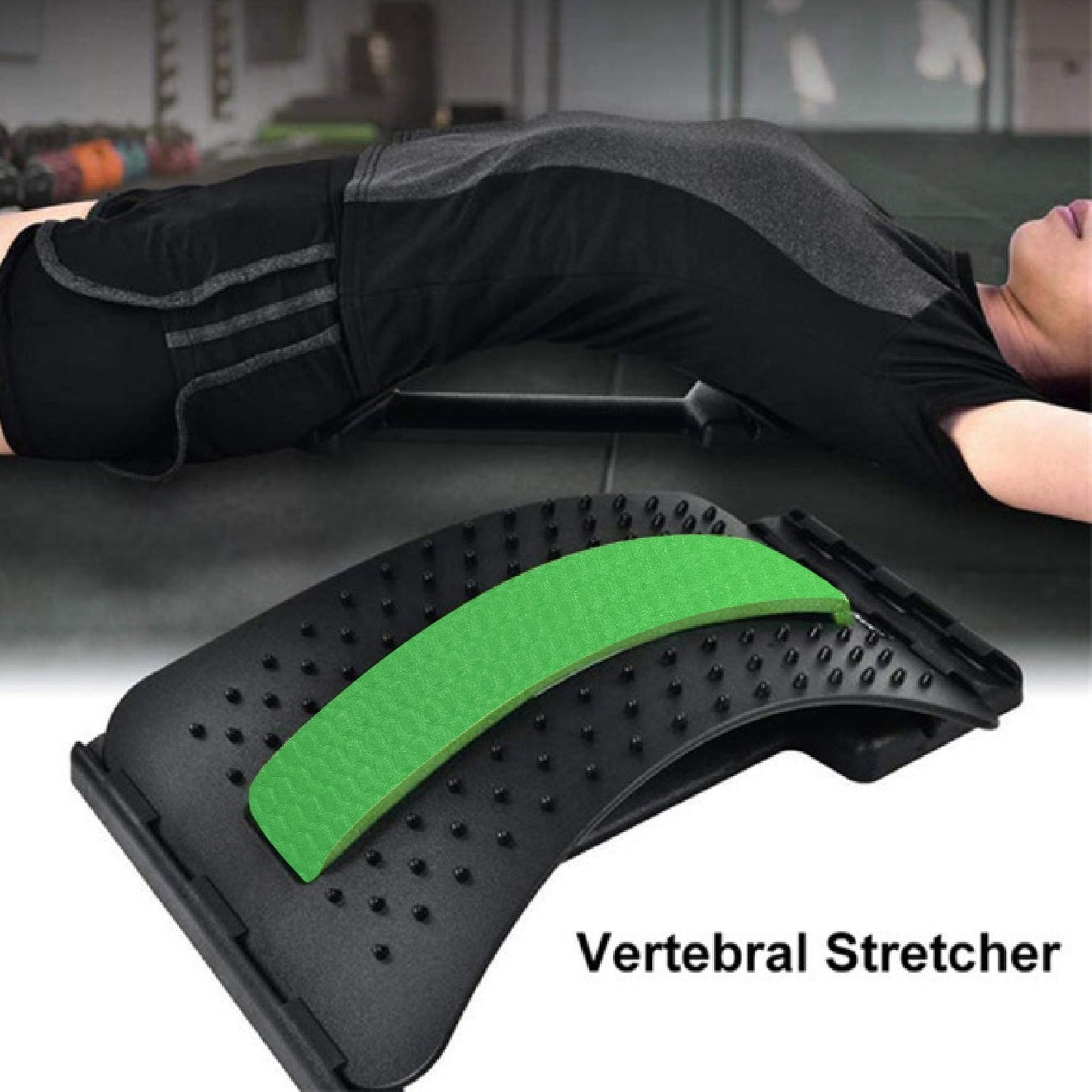 Multi-Level Back Stretcher Posture Corrector Device For Back Pain Relief - mihikart.com Sports, Fitness & Outdoors