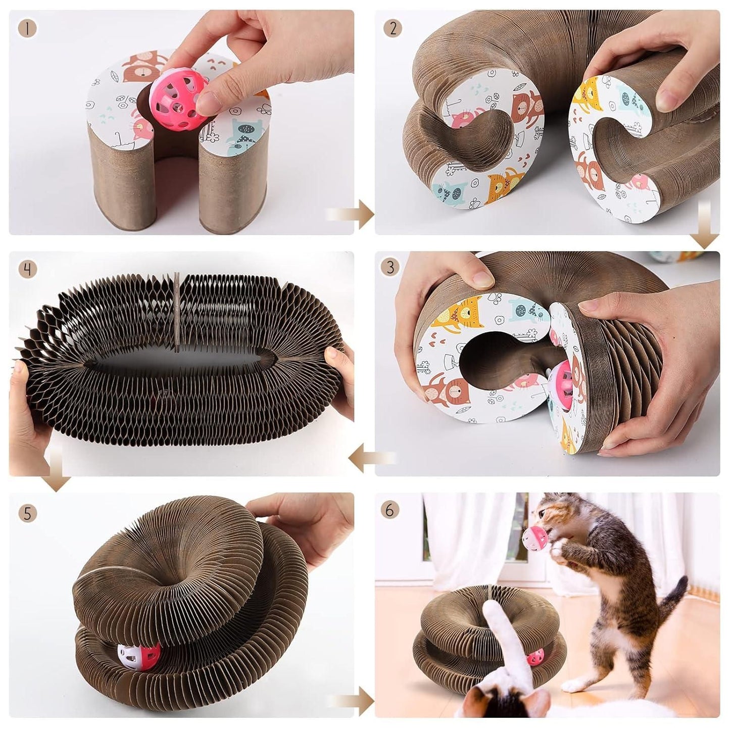 Cat Scratching Board Foldable Cat Scratcher 5bb8c4-09