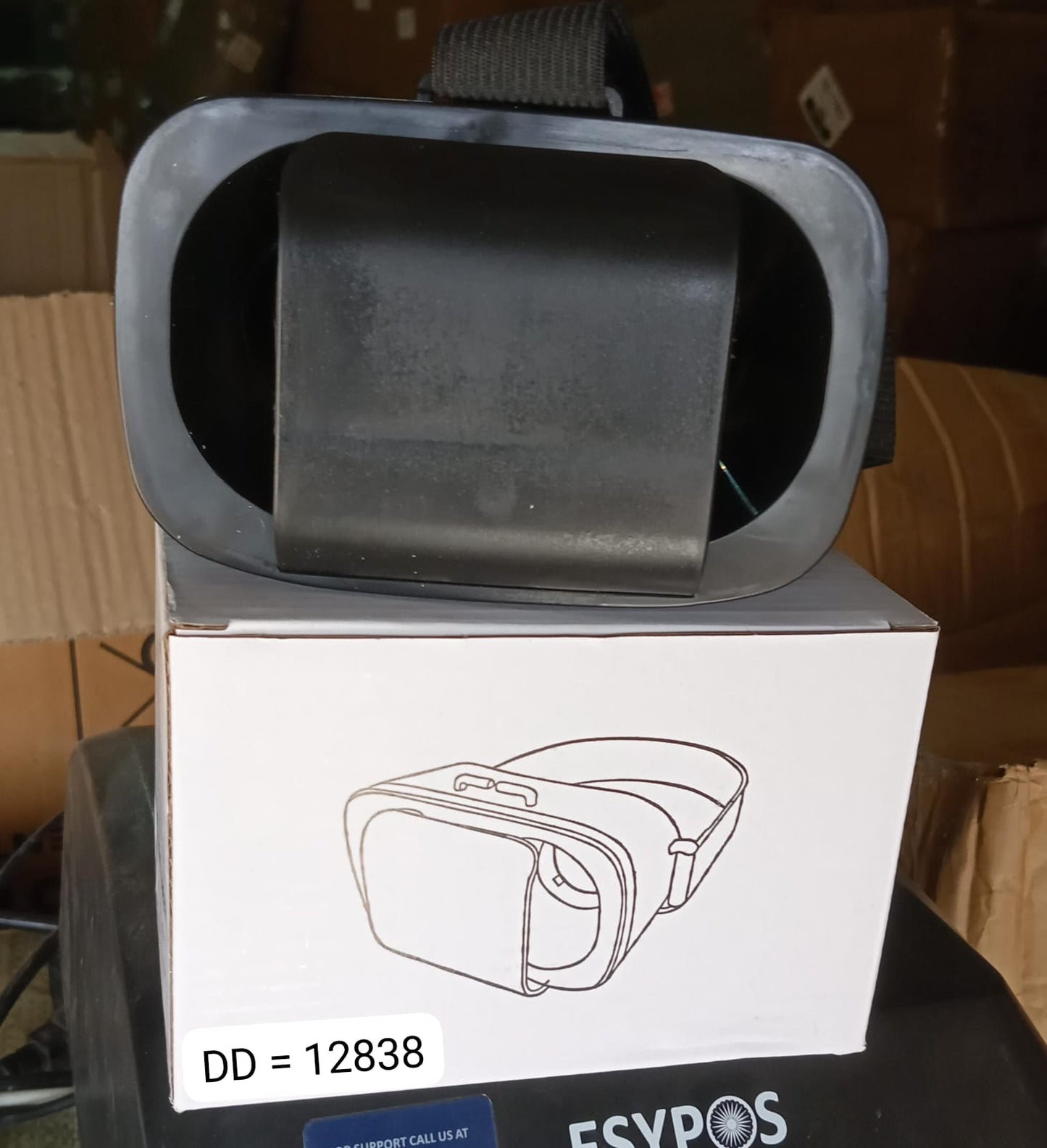 3D VR Glasses Virtual Reality Goggles Headset for All Smartphone VR Goggles-For 3D VR Movies Video Games (1 Pc) - mihikart.com Electronics