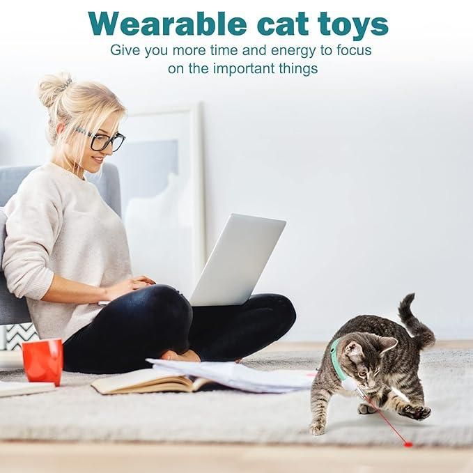 Pet Laser Collar Self Teasing Toy 5bb8c4-09