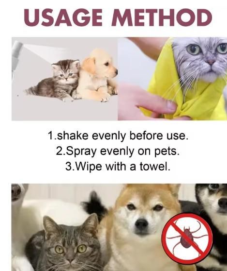 Pet Flea Spray Fast Effect Dog Gnat Pack of 2 5bb8c4-09