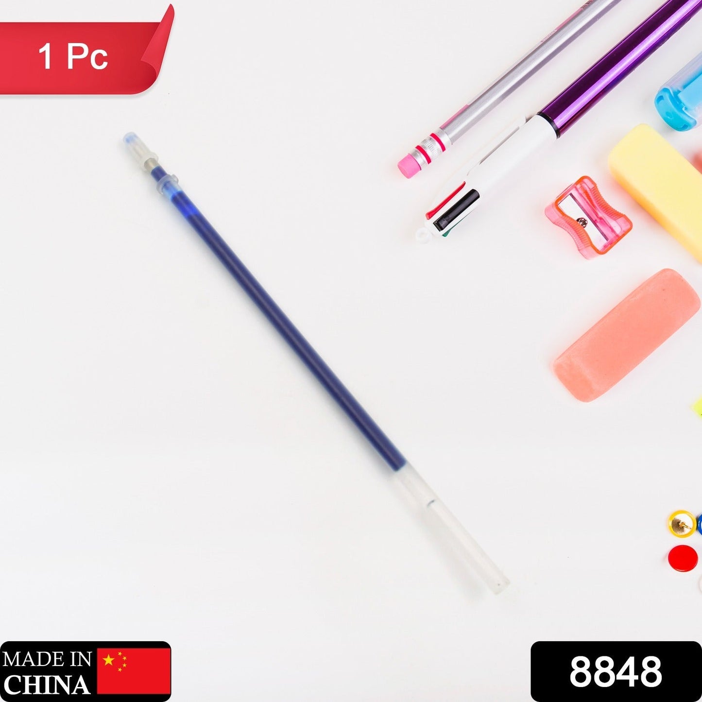 Blue Pen Refill All Round Ball Pen Refill Smooth Writing Pen Refill all Pen Suitable (1 Pc) - mihikart.com