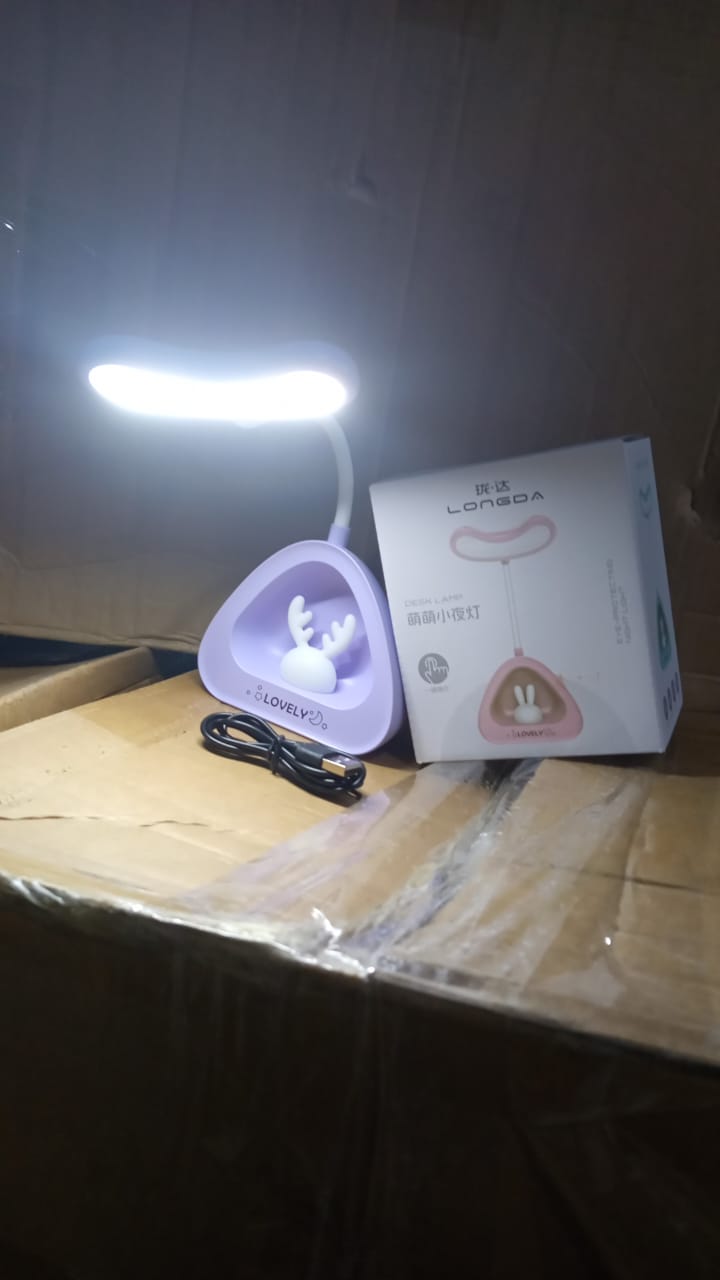 Cute Lovely LED Desk Light, LED Lamps Button Control (1 Pc) Mihikart