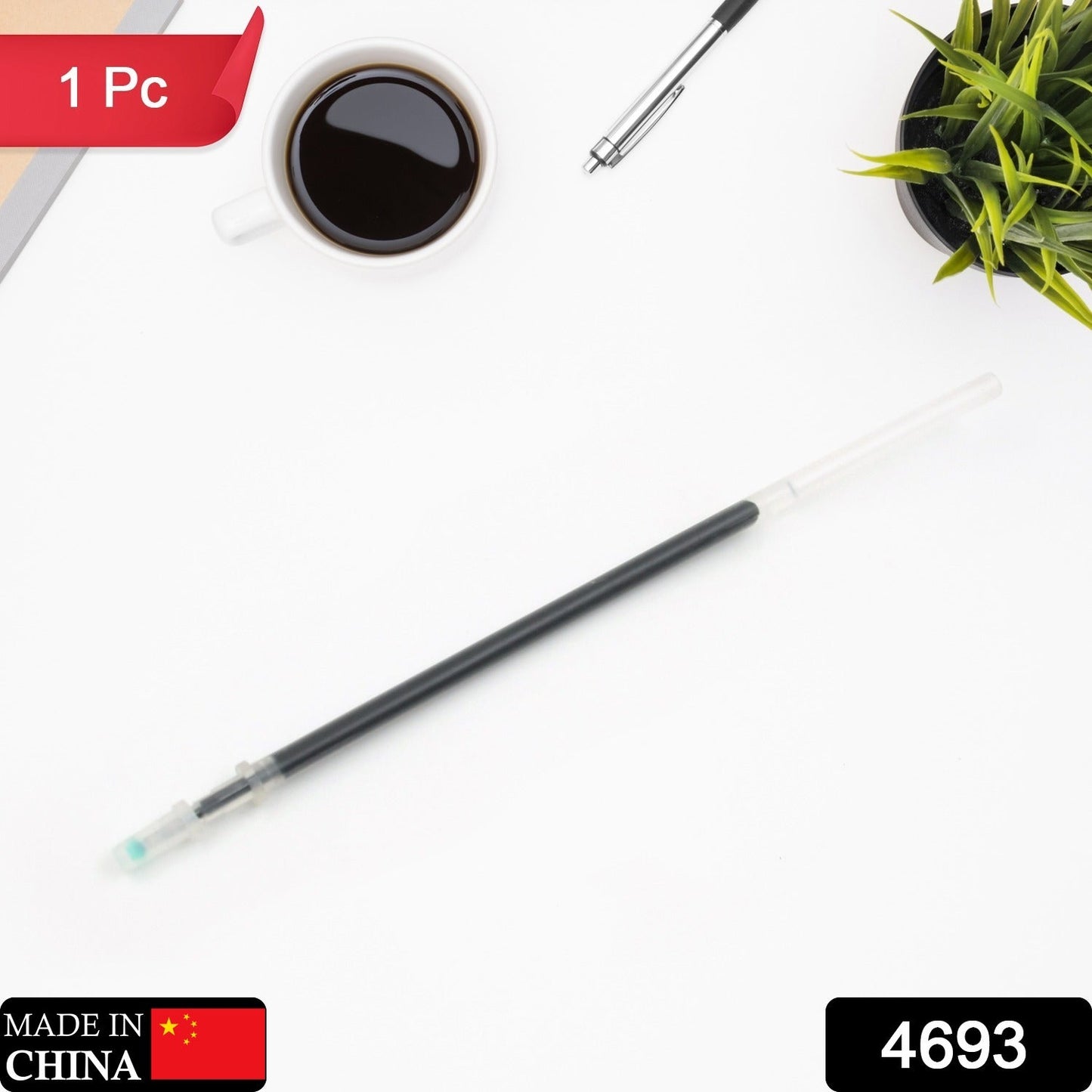 Black Pen Refill All Round Ball Pen Refill Smooth Writing Pen Refill all Pen Suitable (1 Pc) Mihikart