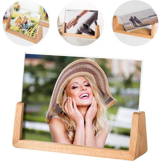  Wooden Picture Stand, Photo Frame Stand (1 Pc) Mihikart