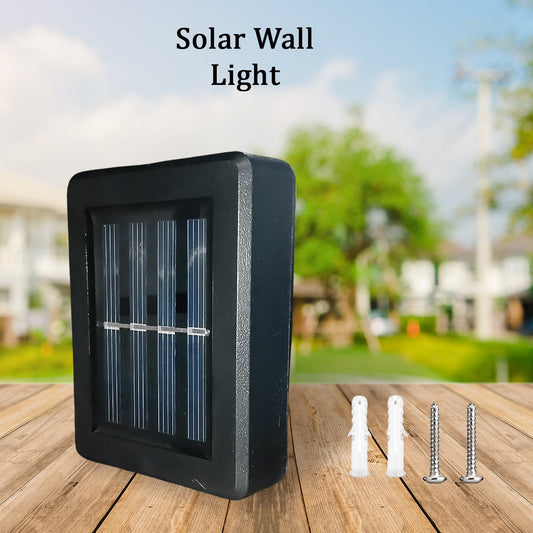 Solar Wall Lights Small Fence Lights Solar Powered Up Down LED Porch Light Garden Lights Outdoor Solar Landscape Lights WaterProof Light (1 Pc) Mihikart