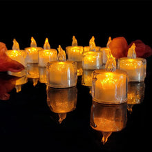 12 Pcs Flameless and Smokeless Decorative Acrylic Candles Transparent Led Tea Light Candle for Gifting, House, Diwali, Christmas, Festival, Events Decor Candles