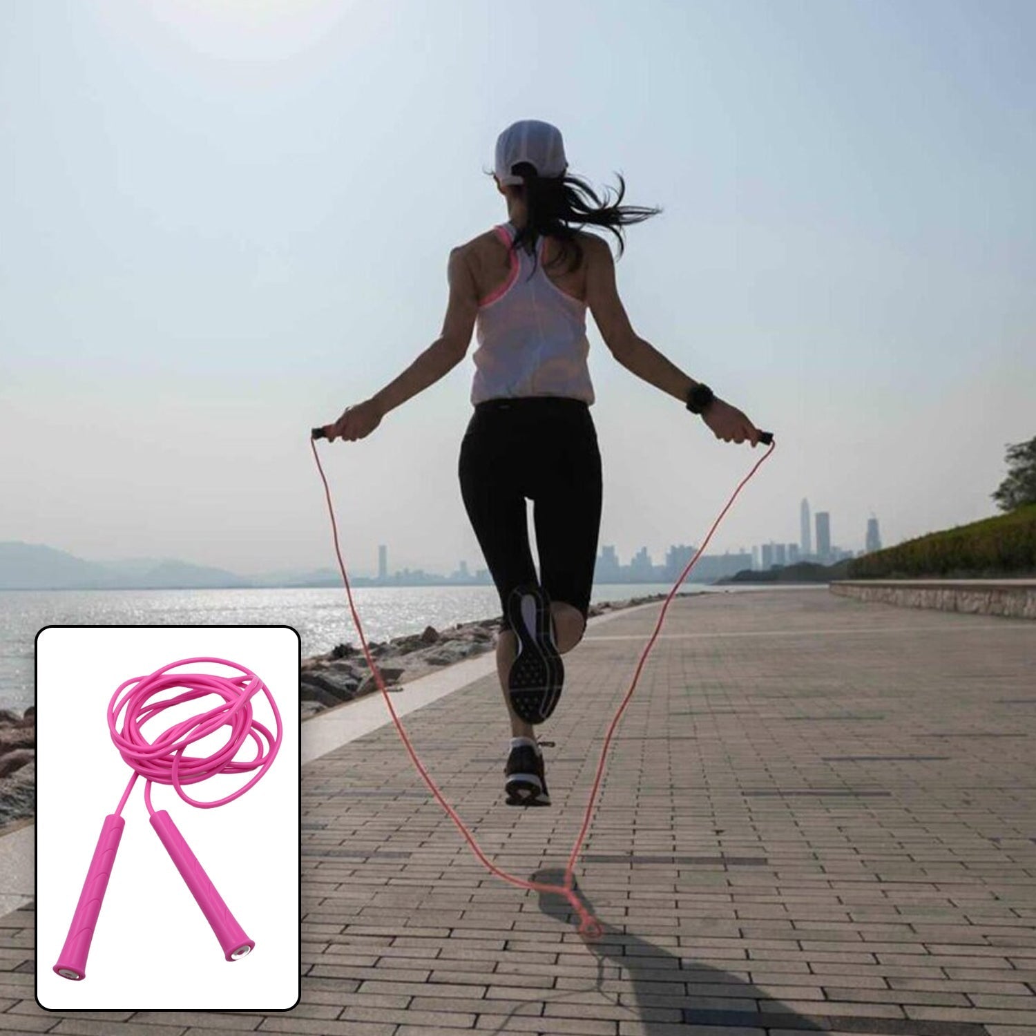 3m Plastic Adjustable Jump Rope: High-Speed Skipping, Crossfit, Fitness Mihikart