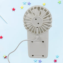 Portable Small Electric Fan, Handheld Fan With 3 Modes USB Rechargeable Mini Student Handheld Class Personal Fan (1 Pc)