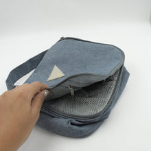 Portable cosmetic storage bag with multiple compartments