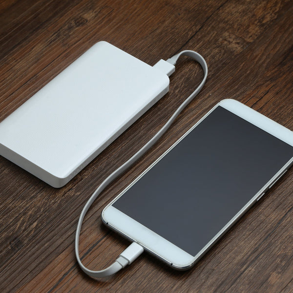 Micro USB charging cable for power banks.