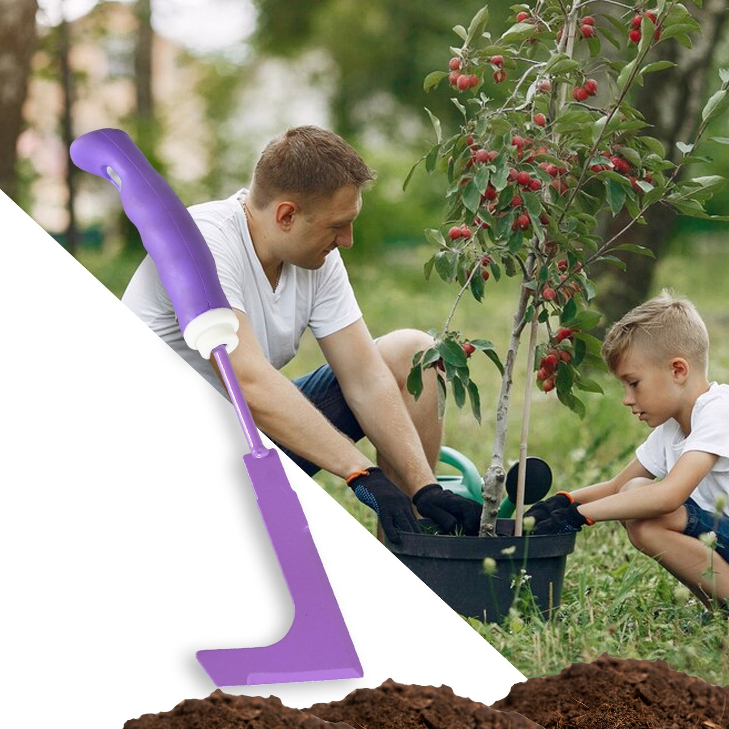 Heavy Duty Garden Tools, Gardening Tools Kit for Home Garden, Indoor and Outdoor Gardening for Plants, Agriculture, and Soil Tools (1 Pc)  (5 Different Types Tool) - mihikart.com Garden & Outdoors