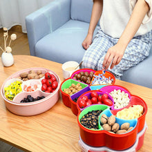 Nuts and candy storage box with 5 sections