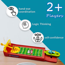 Mini Table Top Finger Football Game for Kids-Desktop Game for Kids & Adults, Fun Indoor Finger Bowling Game for Boys & Girls, Family Board Game