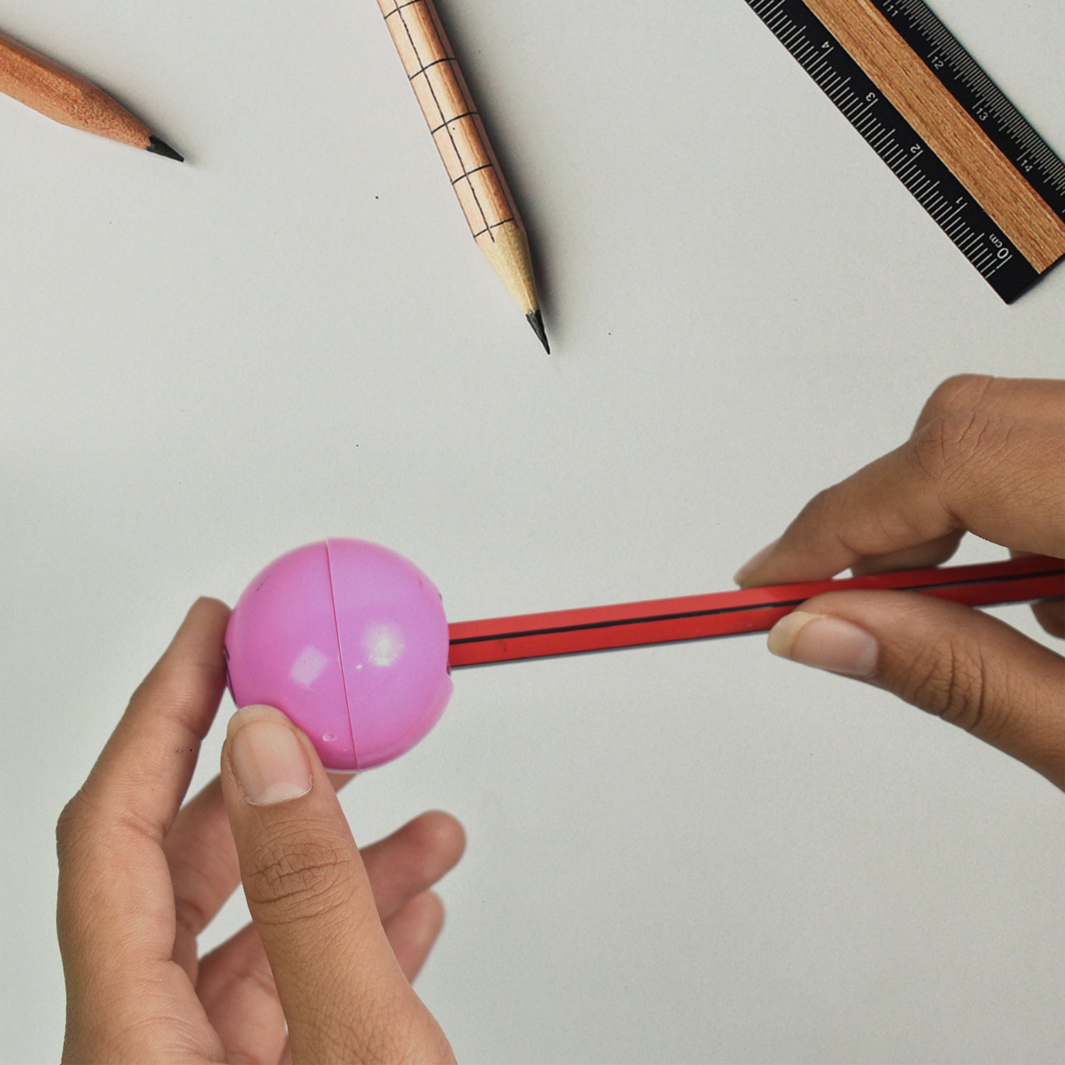 Round Shape Mix Design Pencil Sharpener (1 Pc / Round Shape Mix Design) - mihikart.com Office Products