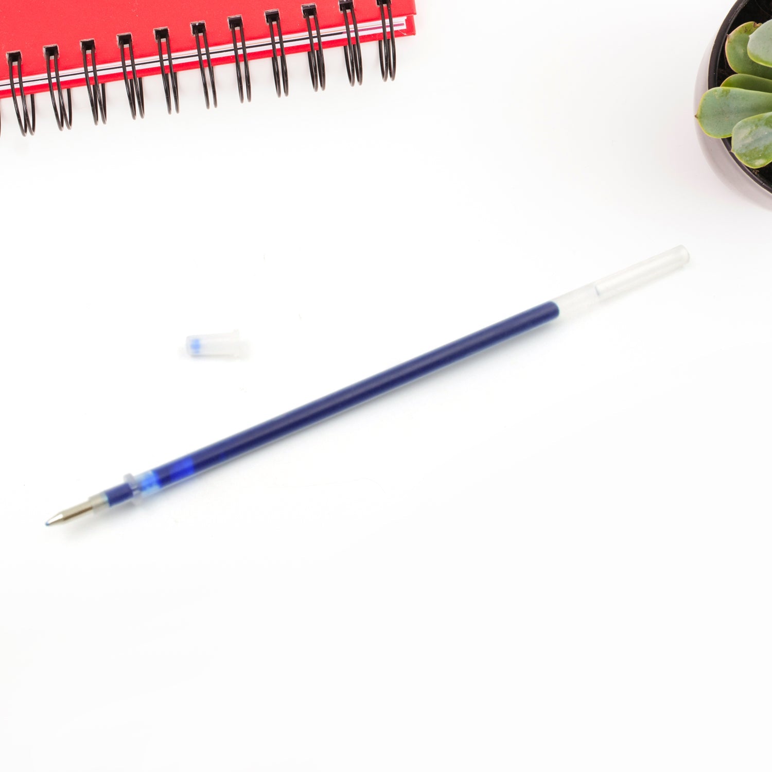 Blue Pen Refill All Round Ball Pen Refill Smooth Writing Pen Refill all Pen Suitable (1 Pc) - mihikart.com