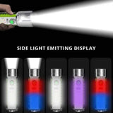 Pattern Flashlight USB Flashlight Rechargeable LED Torch Light (1 Pc)