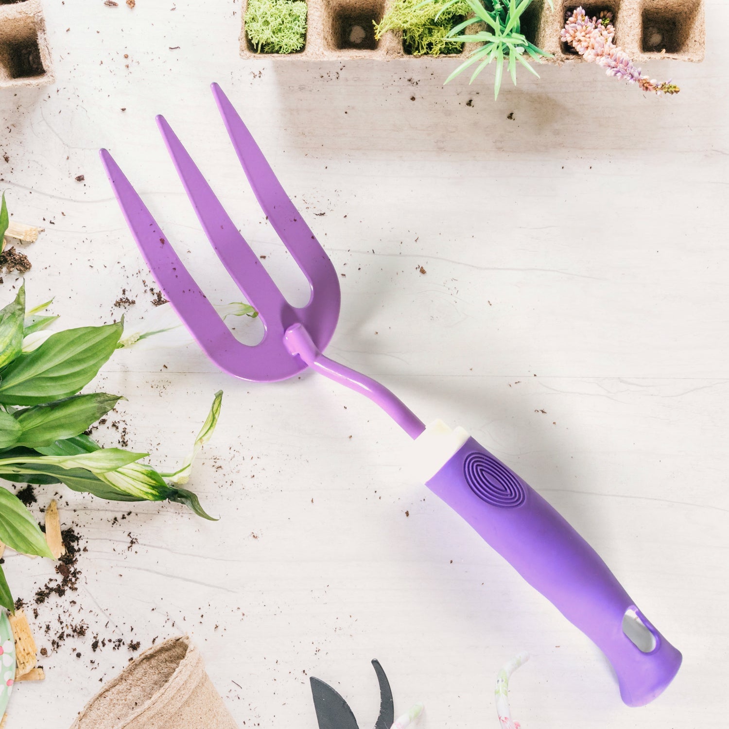 Heavy Duty Garden Tools, Gardening Tools Kit for Home Garden, Indoor and Outdoor Gardening for Plants, Agriculture, and Soil Tools (1 Pc)  (5 Different Types Tool) - mihikart.com Garden & Outdoors