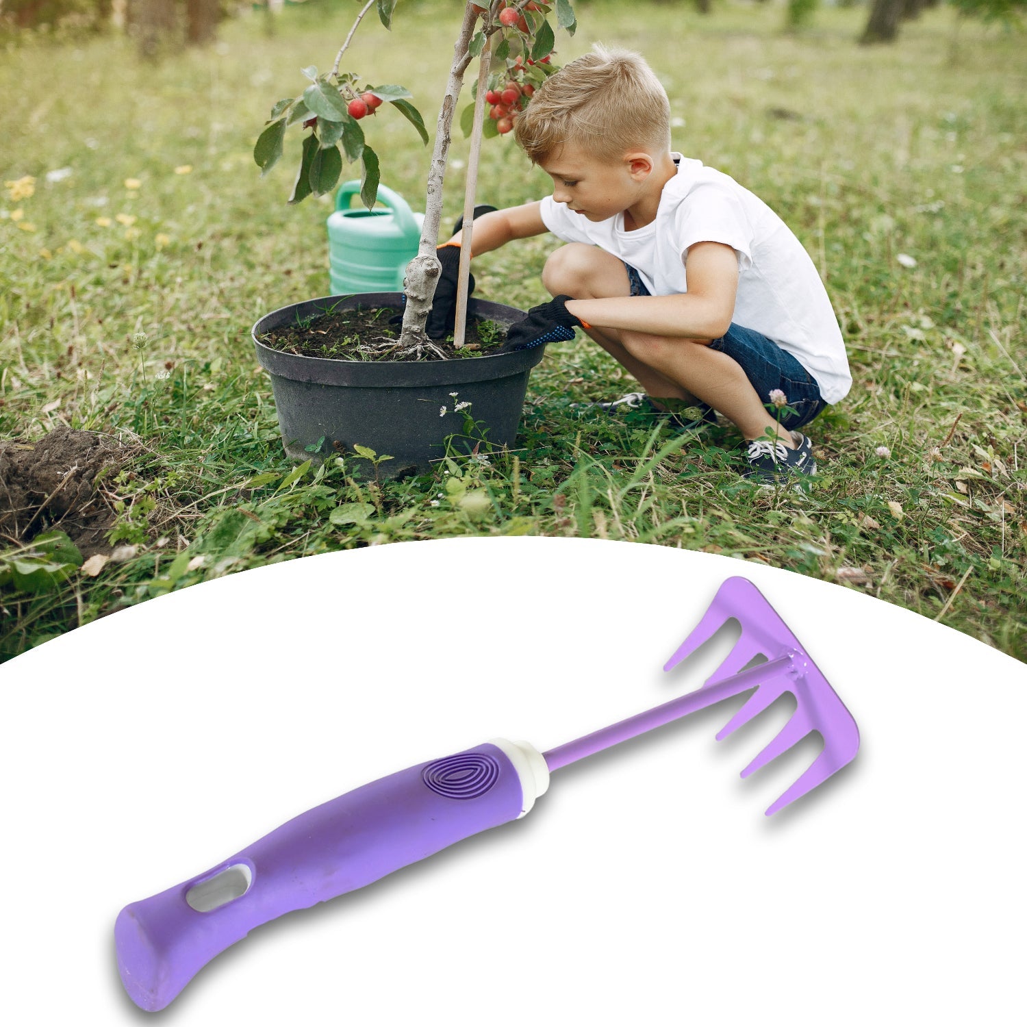 Heavy Duty Garden Tools, Gardening Tools Kit for Home Garden, Indoor and Outdoor Gardening for Plants, Agriculture, and Soil Tools (1 Pc)  (5 Different Types Tool) - mihikart.com Garden & Outdoors