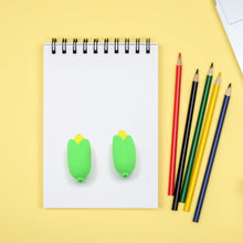 4116 Corn Shape Eraser High Qulaity Eraser School Use Fancy Earser ( 2 Pc Set )