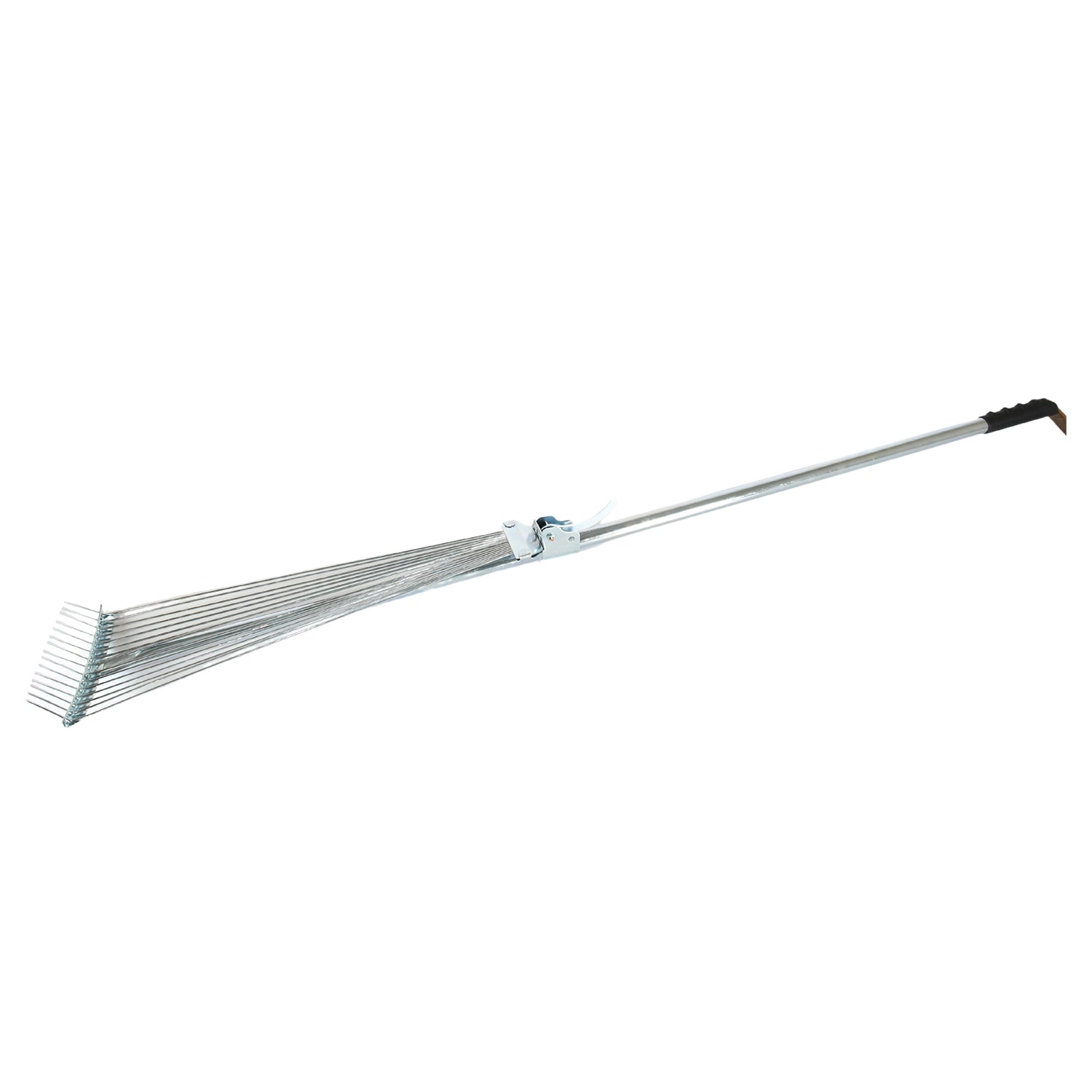 115-152 CM Rake for Gardening, Stainless Steel Telescopic Garden Rake for Quick Clean Up of Lawn and Yard, Adjustable Rake Claws Spacing Garden Broom with Long Handle for Clean Leaves (MOQ :- 12 pc) Mihikart