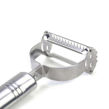 Stainless steel peeler and grater for veggies