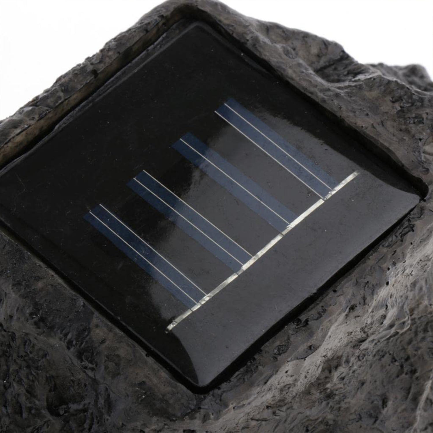Solar Powered LED Rock Light Solar Powered LED Spotlight Faux Stone for Pathway Landscape Garden Outdoor Patio Yard (1 Pc) Mihikart