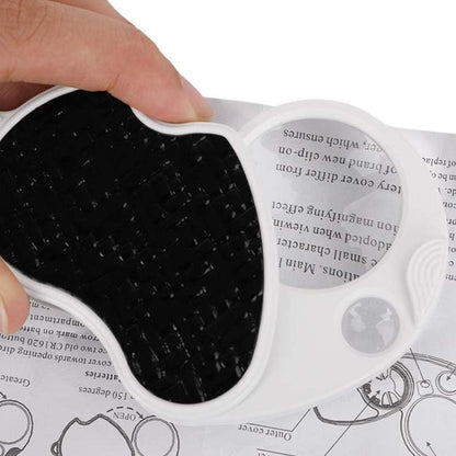 Double-Magnification Led Magnifiers Light Folding Keychain magnifier(1 Pc / Mix Color) Mihikart