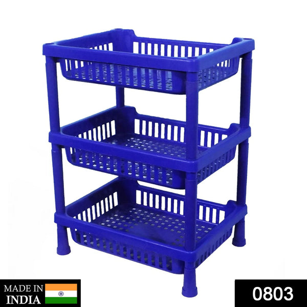 Plastic storage rack organizer in various configurations