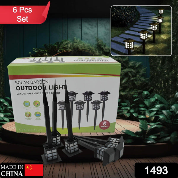 Solar garden lights, 6 pack, waterproof LED for outdoor use