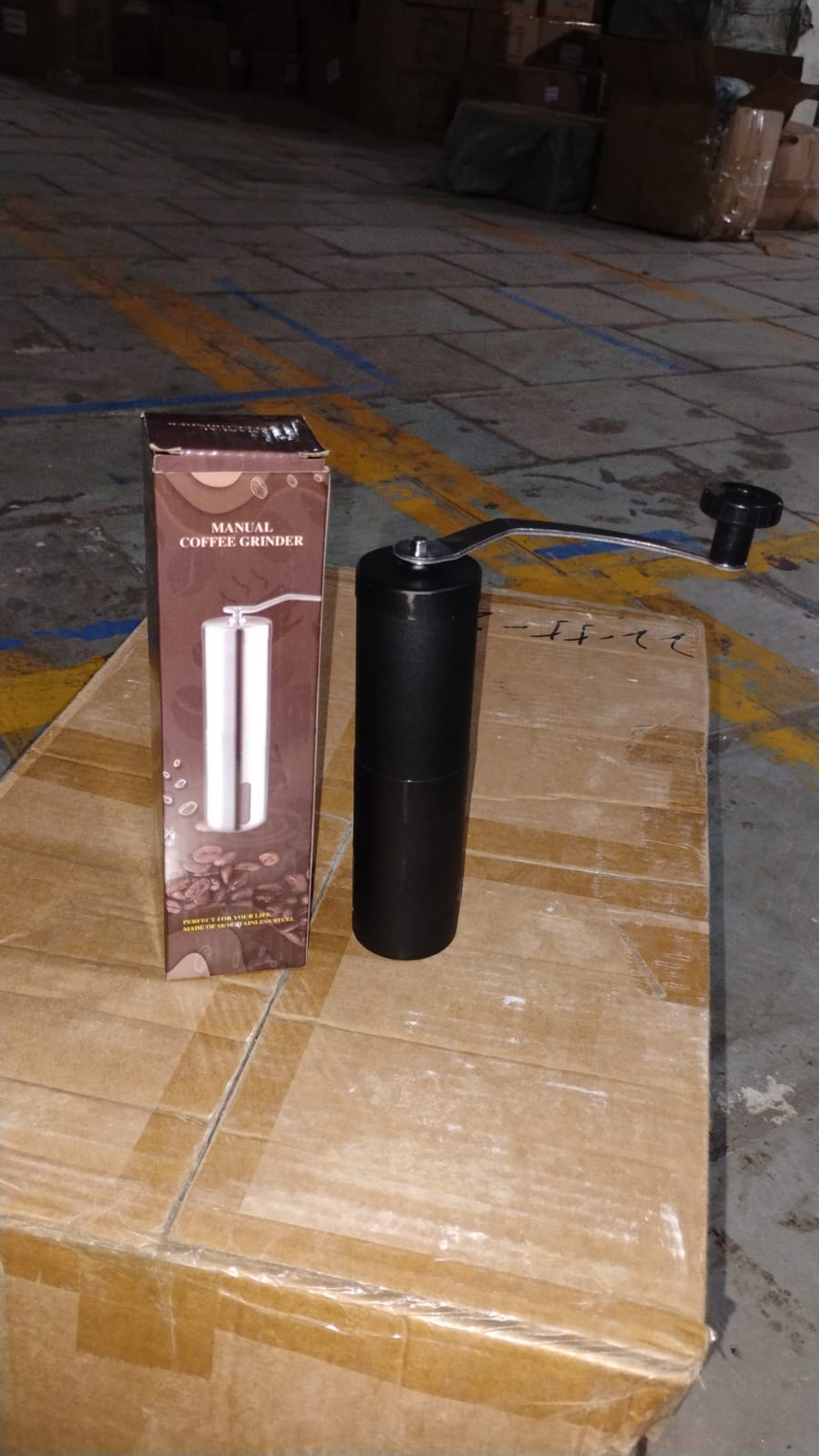 Portable Stainless Steel Manual Coffee Grinder (1 Pc) - mihikart.com Home & Kitchen