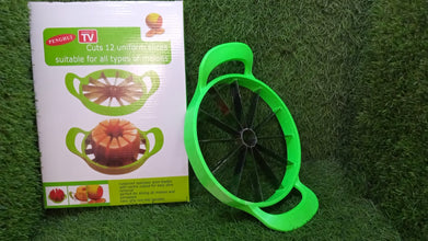 Steel fruit slicer