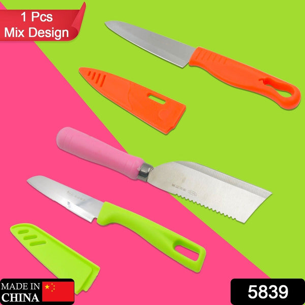 Sharp stainless steel kitchen knife for fruit cutting