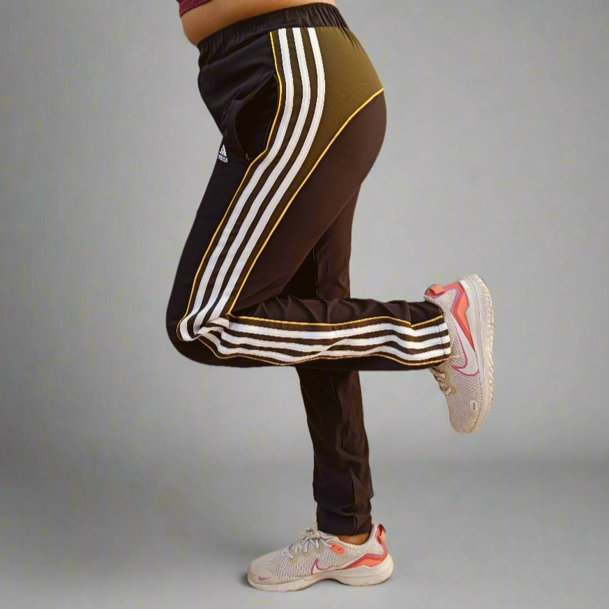 Premium Cotton-Blend Track Pants with Side Stripes and Piping – Perfect for Running, Jogging & Casual Wear Mihikart
