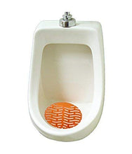 Urinal screen mat designed to prevent splashes.