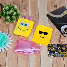 Fun and effective emoji hot water bag for aches and pains.