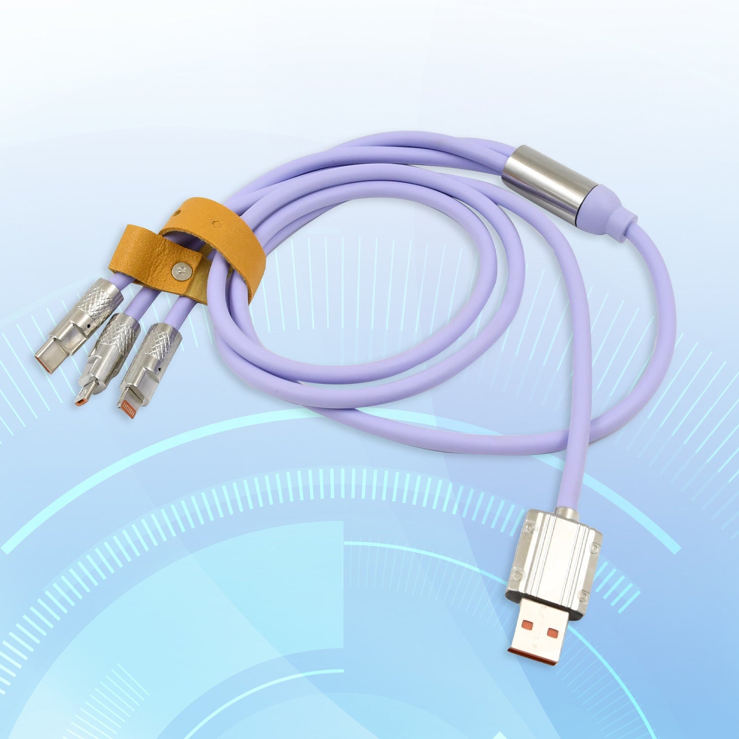 3 in 1 Multi Super Fast Charging Cable (1 Pc) - mihikart.com Electronics