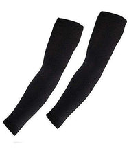 Weather-resistant arm sleeves for outdoor sports, versatile use.