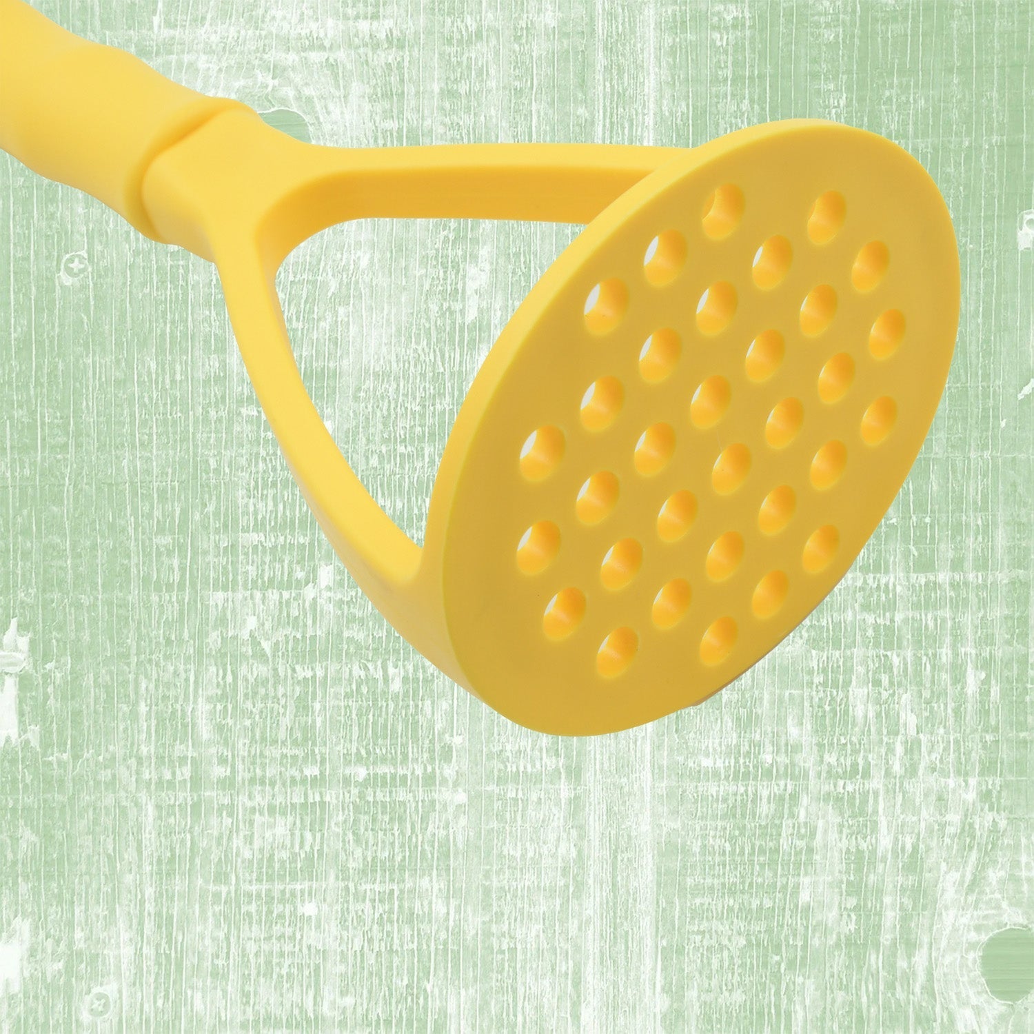 Kitchen Food Masher, Fruit Tool Masher, Professional Masher Kitchen Tool, Kitchen Masher with Comfortable Grip, Heavy Duty Potato masher Perfect for Bean Vegetable Fruits Masher (1 Pc) Mihikart