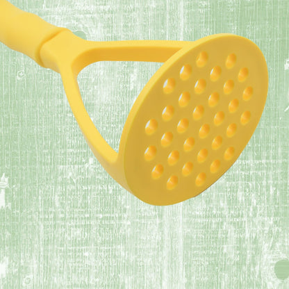 Kitchen Food Masher, Fruit Tool Masher, Professional Masher Kitchen Tool, Kitchen Masher with Comfortable Grip, Heavy Duty Potato masher Perfect for Bean Vegetable Fruits Masher (1 Pc) Mihikart